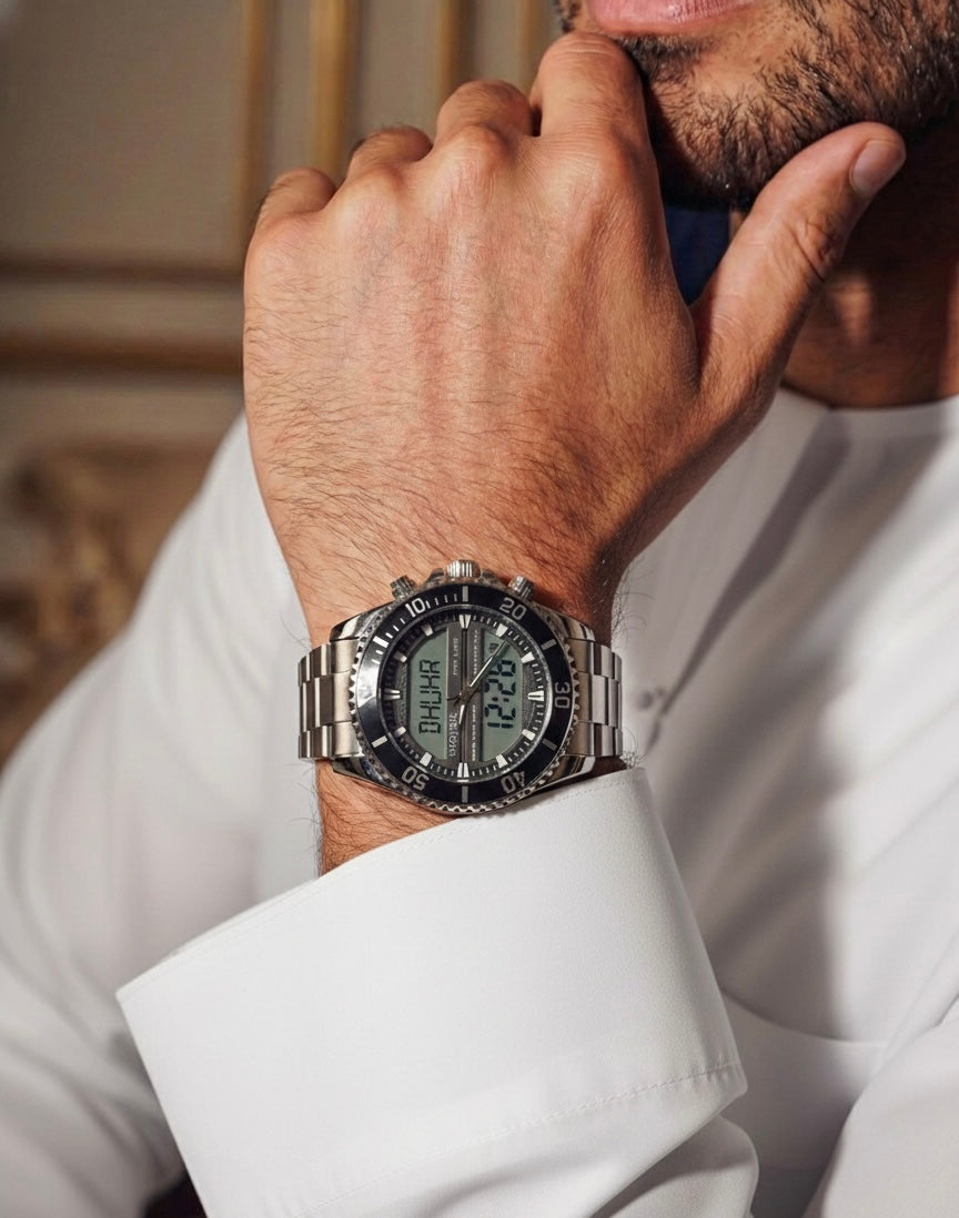 Azure Black — Muslim Prayer Watch Waqting