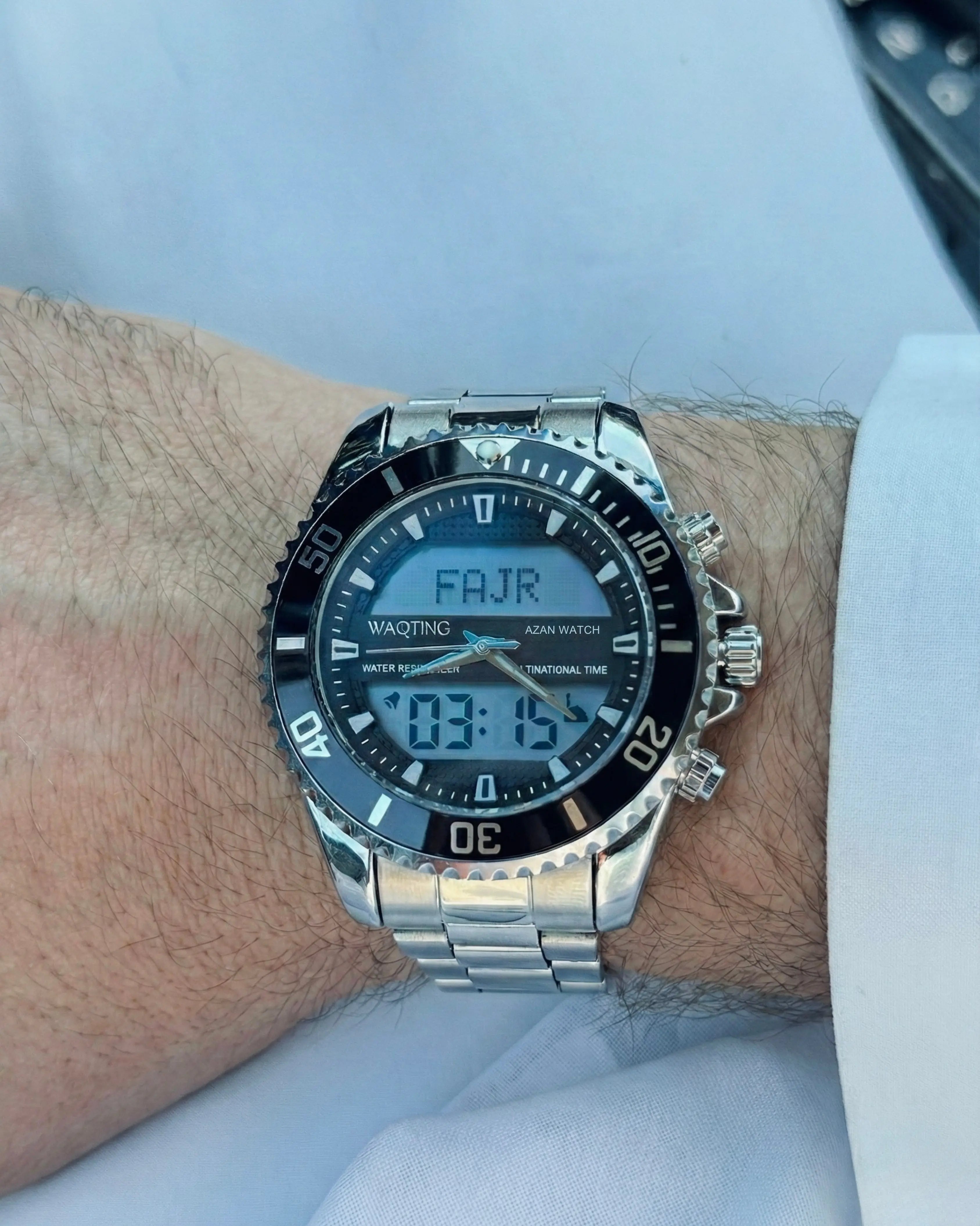 Azure Black — Muslim Prayer Watch Waqting