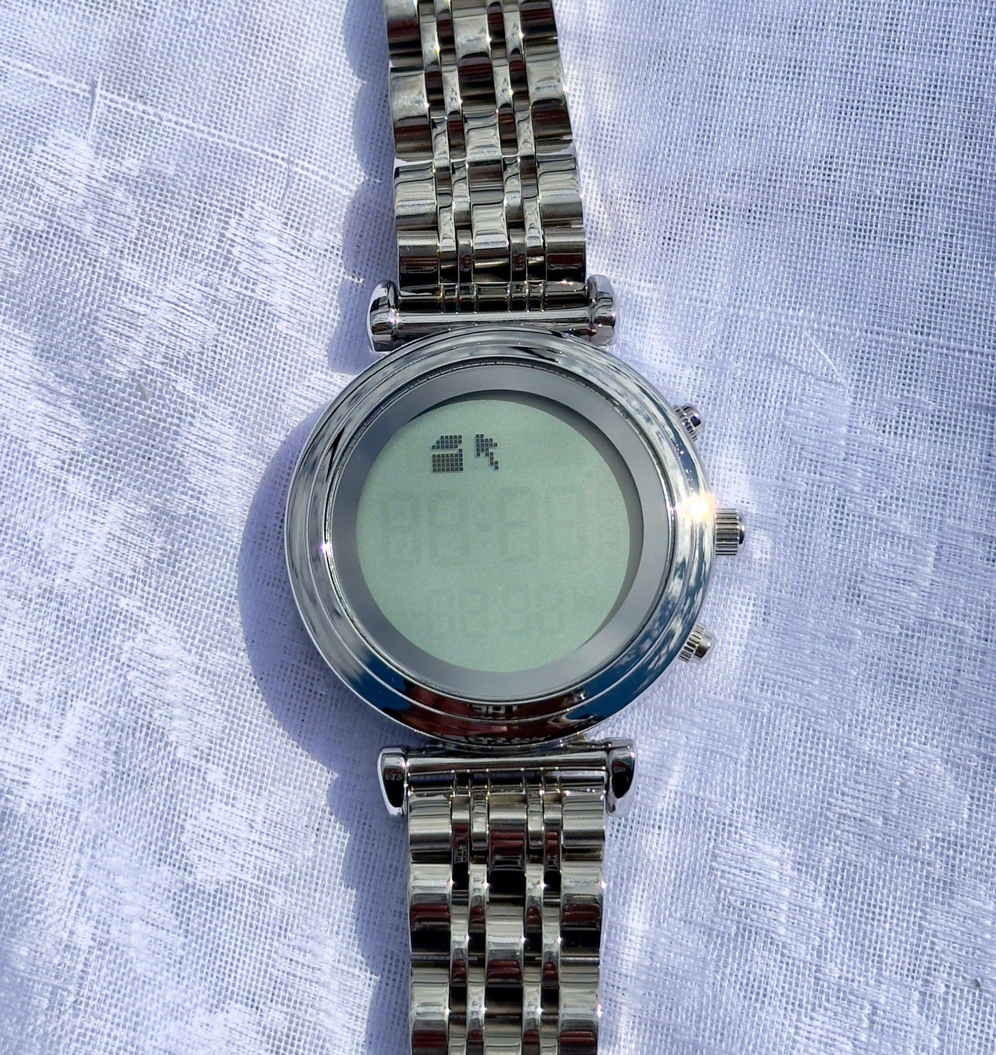 womens stainless silver watch 